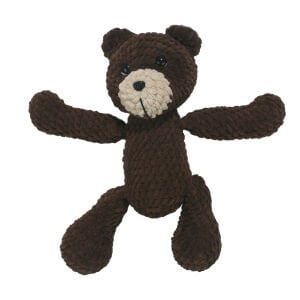 Amigurumi Acı Kahve Renk Kadife Ayıcık Oyuncak