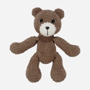 Amigurumi Kahve Renk Kadife Ayıcık Oyuncak