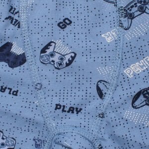 Erkek Çocuk Mavi Oyun Konsolu Desenli Boxer 2-3 Yaş