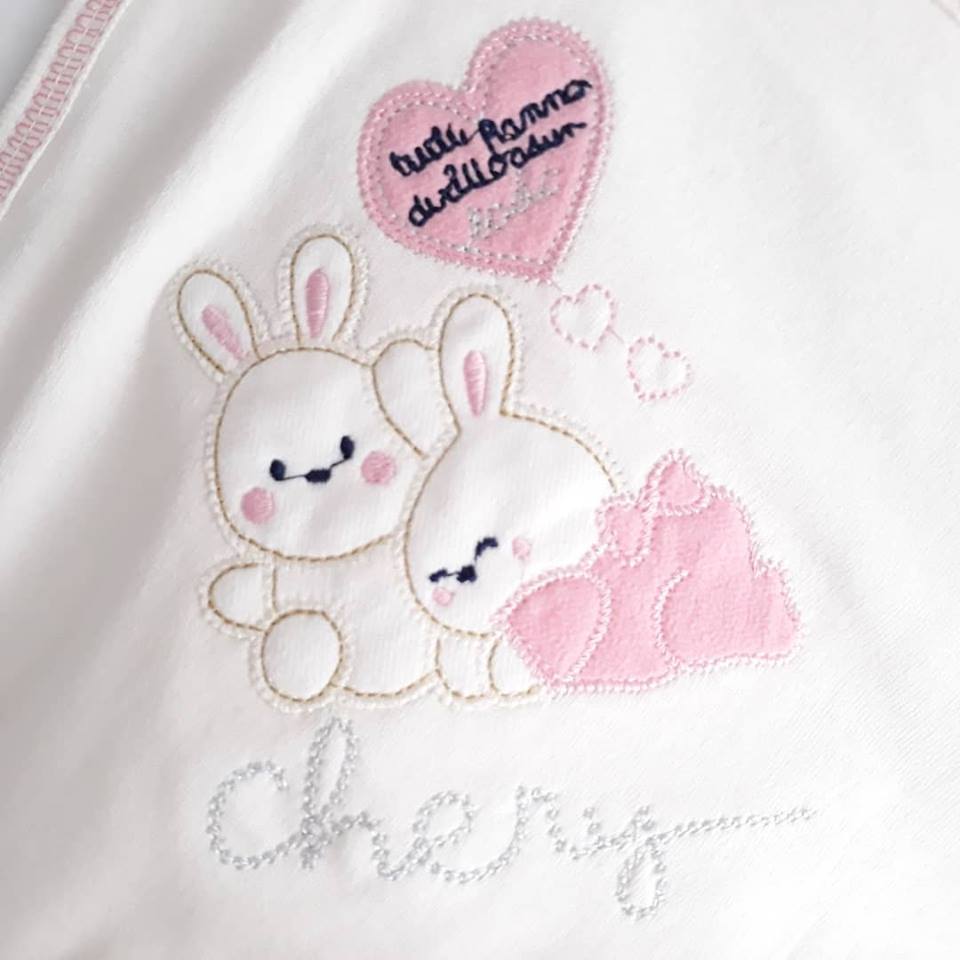 Chery Pembe Kalpli Tavşan Puanlı 11 Parça Yenidoğan Hastane Çıkış Seti 0-3 Ay