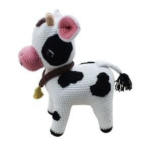 Buzu Sevimli Buzağı Amigurumi Organik Oyuncak