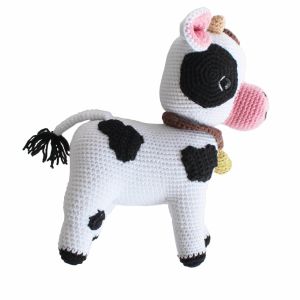 Buzu Sevimli Buzağı Amigurumi Organik Oyuncak