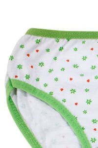Kız Çocuk Renkli Karışık Baskılı Slip Külot
