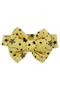 Kız Bebek Sarı Yıldızlı Bandana