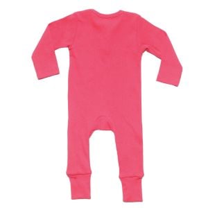 Kız Bebek Fuşya Kaşkorse Fitilli Fermuarlı Tulum