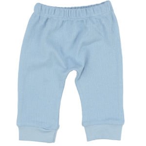 Unisex Mavi Fitilli Düğümlü Bereli Little me Kendinden Eldivenli 3'lü Takım