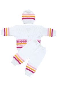 Triko 4 lü Kız Bebek Takımı