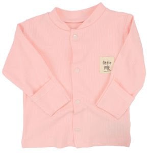Unisex Pembe Fitilli Düğümlü Bereli Little me Kendinden Eldivenli 3'lü Takım