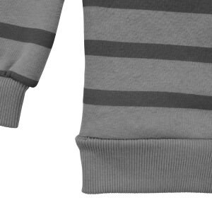 Erkek Çocuk Gri Çizgili Fare Baskılı 2'li Takım