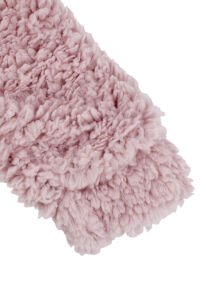 Unisex Pembe Ayı Nakışlı Kapşonlu Peluş Tulum