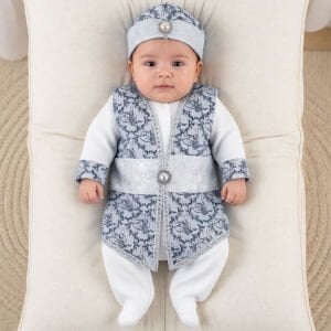 Tuğra Laci Gümüş Şehzade Erkek Bebek Mevlüt Tulumu