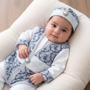 Tuğra Laci Gümüş Şehzade Erkek Bebek Mevlüt Tulumu