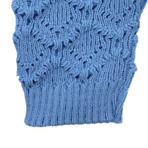 Mavi , Bereli Triko Erkek Bebek Tulumu