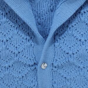 Mavi , Bereli Triko Erkek Bebek Tulumu