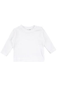 Erkek Bebek Beyaz Laci Waffle Salopetli 2'li Takım