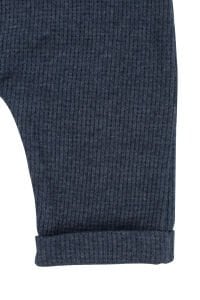 Erkek Bebek Beyaz Laci Waffle Salopetli 2'li Takım