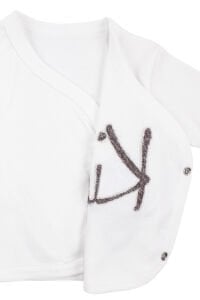 Erkek Bebek Ekru Kahve King Nakışlı Şapkalı 3'lü Takım 0-3 Ay