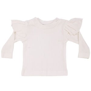 Kız Bebek Kırmızı Kalpli Fiyonklu Bandanalı Salopet Takım