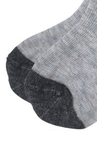 Erkek Bebek Gri Dino Desenli Çorap 0-12 Ay