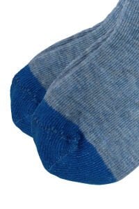 Erkek Bebek Mavi Dino Desenli Çorap 0-12 Ay