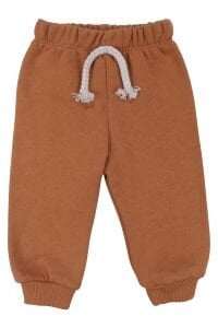 Erkek Bebek Hardal Cepli Maymun Baskılı 2'li Takım