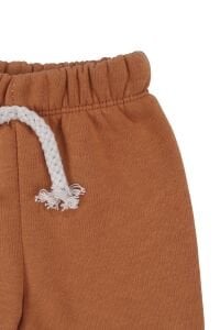 Erkek Bebek Hardal Cepli Maymun Baskılı 2'li Takım