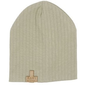 Erkek Bebek Yeşil Penye Baby King Armalı Raporlu Bere