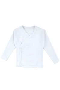 Unısex Beyaz Bağlamalı Şapkalı 5'li Hastane Çıkış Seti