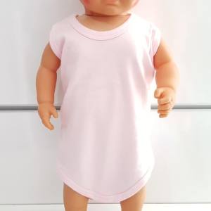 Pembe Sade Alttan Çıt-çıtlı Askılı Badi Zıbın