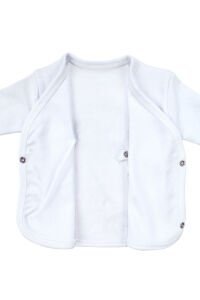 Unısex Beyaz Bağlamalı Şapkalı 5'li Hastane Çıkış Seti