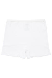 Kız Çocuk Beyaz Fitilli Boxer