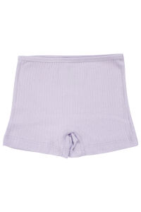 Kız Çocuk Lila Fitilli Boxer