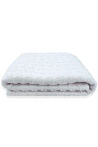 Ekru Yıldız Kabartmalı Kalın Peluş Battaniye 100*120 cm