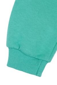 Erkek Bebek Turuncu Cepli Maymun Baskılı 2'li Takım