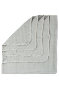 Unisex Su Yeşili İki Katlı Müslin Battaniye 90x90 cm
