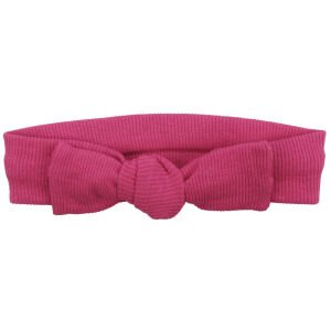Kız Bebek Fuşya Düğümlü Fitilli Bandana