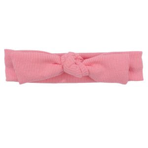 Kız Bebek Pembe Düğümlü Fitilli Bandana