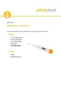 Plusmed PM-101 Dijital Ateş Ölçer