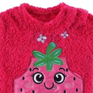 Kız Bebek Fuşya Çilekli Welsoft 2'li Peluş Takım