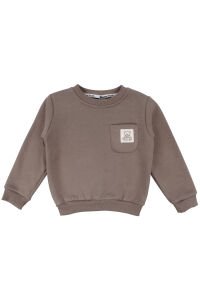 Erkek Çocuk Kahve Cepli Ayı Armalı Üç İp 2'li Takım