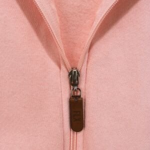 Kız Bebek Pembe Baby Ayıcık Armalı Kapüşonlu 3 İplik Fermuarlı Tulum