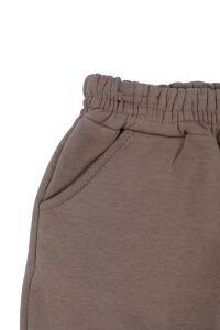 Erkek Çocuk Kahve Cepli Ayı Armalı Üç İp 2'li Takım