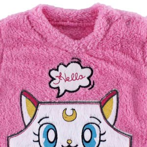 Kız Bebek Pembe Kedili Welsoft 2'li Peluş Takım