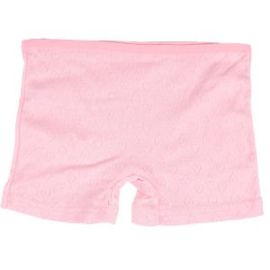 Kız Çocuk Pembe Jakarlı Kalp Desenli Boxer