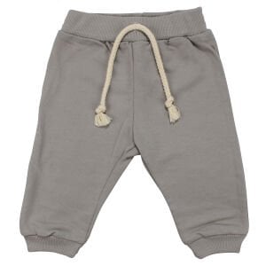 Erkek Bebek Bej Uçak Kamyon Baskılı 2'li Takım