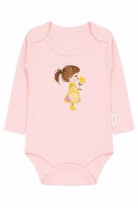 Kız Bebek Pembe Çiçekli Kız Nakışlı Hırkalı 3'lü Takım