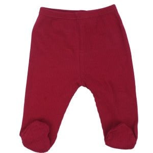 Kız Bebek Fuşya Pembe Kalp Desenli 3'lü Tek Alt Set