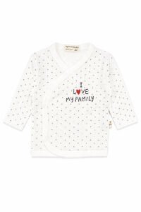 Unisex Ekru I Love My Family Yazılı Puanlı 5'li Hastane Çıkış Seti