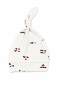 Unisex Ekru I Love My Family Yazılı Puanlı 5'li Hastane Çıkış Seti