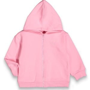 Kız Cocuk Pembe Colorful Kapüşonlu Hırka
